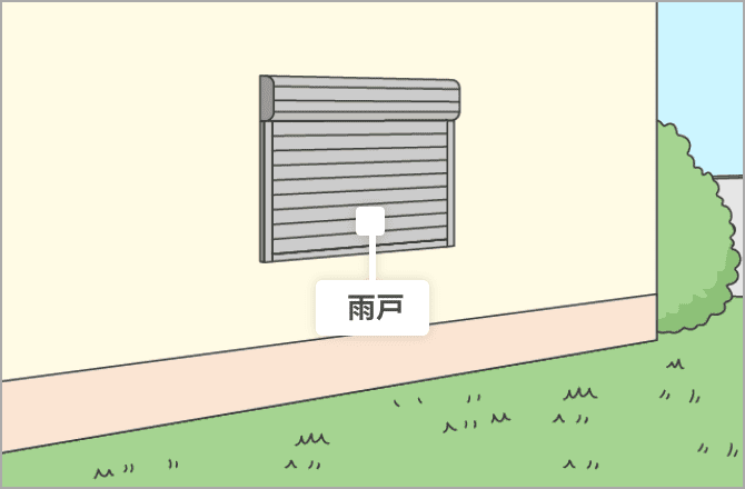 雨戸（腰高窓） 東京ガスのハウスクリーニング