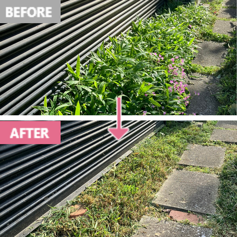 草刈り・草むしりのbefore／after（施工事例2）