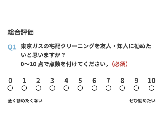 アンケート
